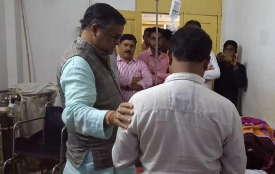 Brutal Gang-Rape of housewife incident horrifies Tripura, Congress members met victim Brutal Gang-Rape of housewife incident horrifies Tripura, Congress members met victim