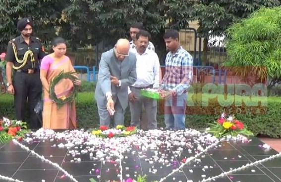 â€˜Today India is Independent because of Mahatma Gandhi, who sacrificed his life for this countryâ€™ : Tripura Governor