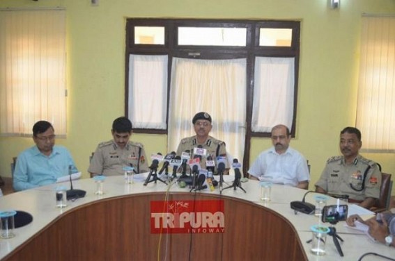 DGP announced tight security blankets across Tripura to ensure Peaceful Durga Puja celebrations : 9250 police officials deployed, enough CCTV cameras installed 
