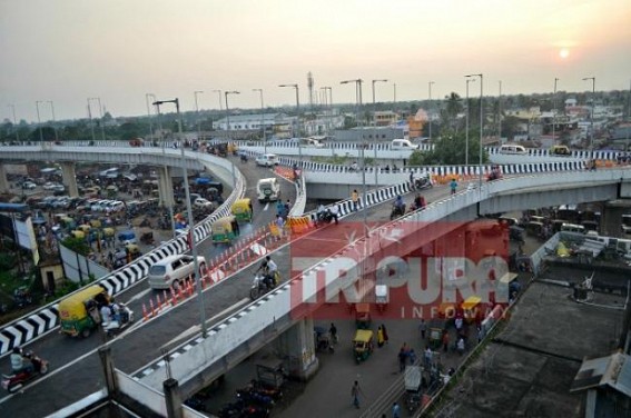 Tripura rejoices CPI-M Govt's major success in implementing Agartala Flyover Project : Ex-PWD Minister Badal Chowdhury's high achievement shines  in comparison to BJP Govt's lameduck performance in 18 months 