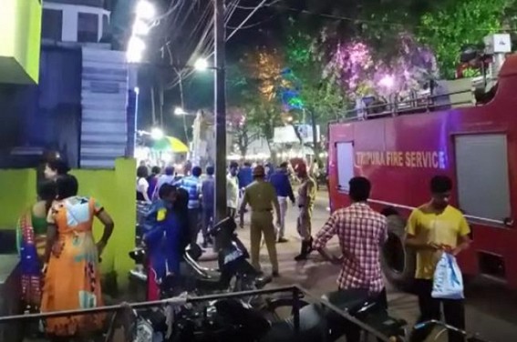 Fire sparked in a flat in Agartala, panic grips locals Fire sparked in a flat in Agartala, panic grips locals