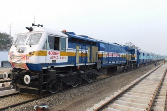 Special trains continue services in Tripura for Durga puja days Special trains continue services in Tripura for Durga puja days