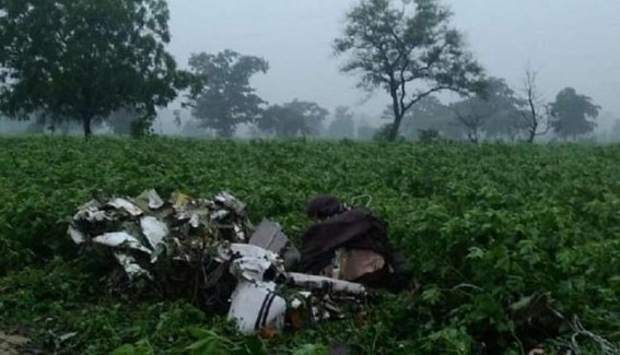 Aircraft crashes near Hyderabad, 2 trainee pilots killed Aircraft crashes near Hyderabad, 2 trainee pilots killed