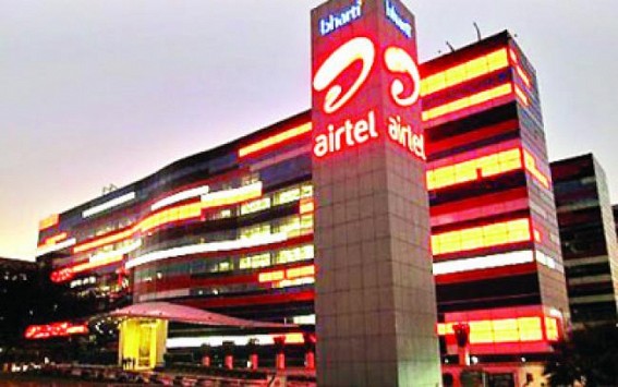 Sensex 100 points in red, Airtel top gainer