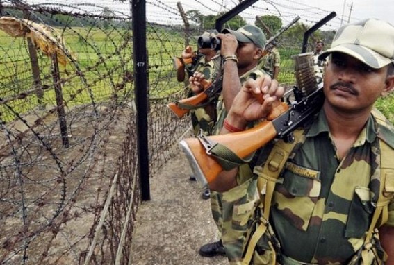 3 Bangladeshi security personnel held in Tripura by BSF, released later after a flag meeting 3 Bangladeshi security personnel held in Tripura by BSF, released later after a flag meeting