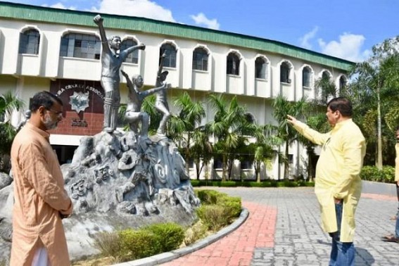MLA Sudip Barman warns to take law in hands to remove human body statues from Gods’ heads at TCA MLA Sudip Barman warns to take law in hands to remove human body statues from Gods’ heads at TCA