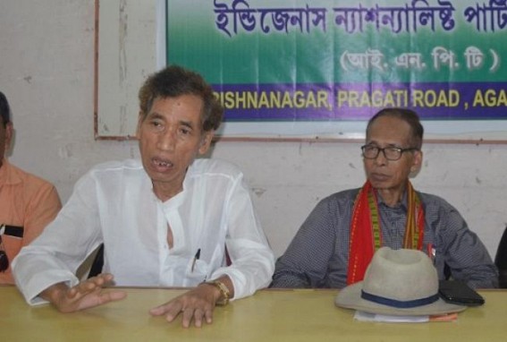 ‘King Govinda Manikya started Bali system in Matabari’, claims INPT party ‘King Govinda Manikya started Bali system in Matabari’, claims INPT party
