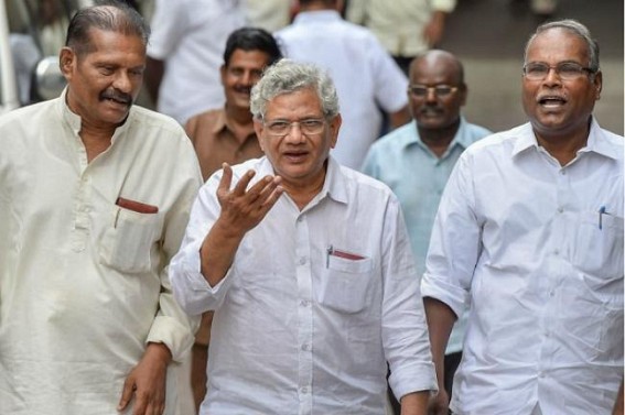 Yechury flays Modi, Shah for calling oppositions 'traitors' Yechury flays Modi, Shah for calling oppositions 'traitors'