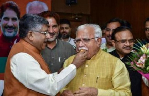 Khattar to take oath as CM on Sunday, Dushyant his deputy