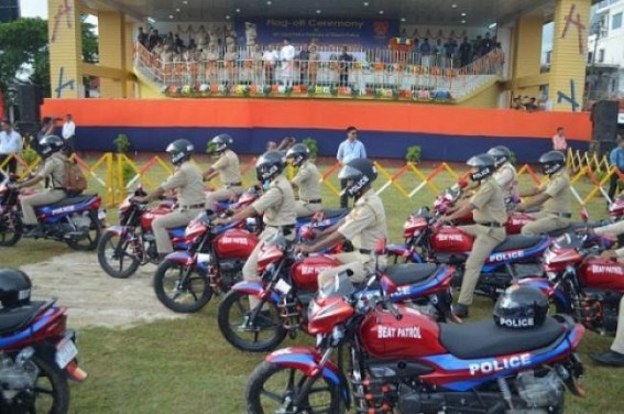 Traffic police in Tripura using bikes without insurance, exposed by public Traffic police in Tripura using bikes without insurance, exposed by public