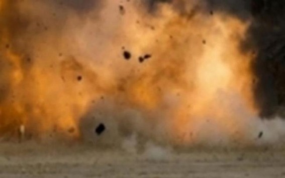 Blast in illegally stored crackers in Punjab Blast in illegally stored crackers in Punjab
