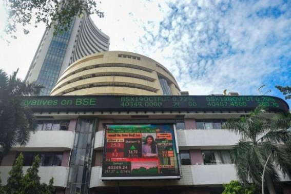 Sensex hits record intra-day high at 40,390 pts; IT stocks up