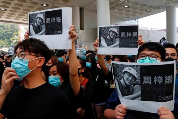 HK student dies after car park fall HK student dies after car park fall