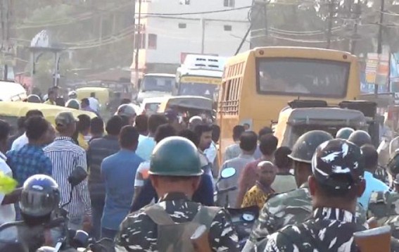 7 CPI-M activists injured in BJPâ€™s stone pelting, attacks on moving bus in Tripura 