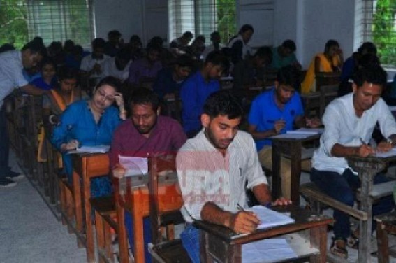 Latest TET examination’s many Questions remained out of syllabus, alleged job aspirants : Tough question-papers turn easy method to delay employment Latest TET examination’s many Questions remained out of syllabus, alleged job aspirants : Tough question-papers turn easy method to delay employment