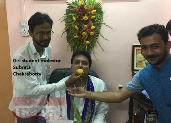 Tripura condemns sexual molestation by BJP leader Subrata Chakraborty in Ramesh School Tripura condemns sexual molestation by BJP leader Subrata Chakraborty in Ramesh School