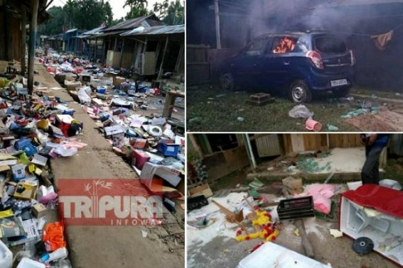 Violence rattles Tripura on second day of Northeast Anti-CAB Strike : Internet suspension ordered, Tiprasa Parties announced to continue Protest tomorrow Violence rattles Tripura on second day of Northeast Anti-CAB Strike : Internet suspension ordered, Tiprasa Parties announced to continue Protest tomorrow