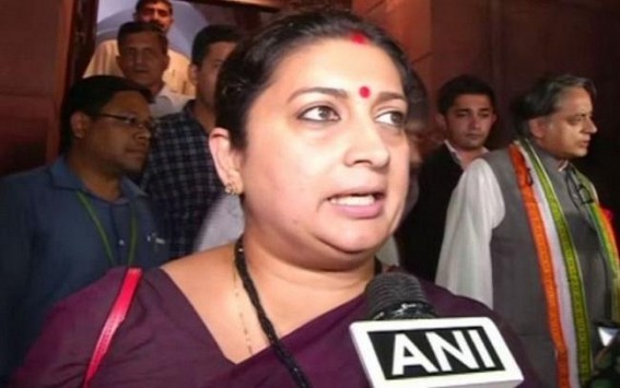 Smriti lashes out at Rahul for 'Rape in India' remark