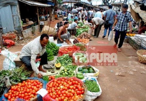 Vegetable prices remains high in Tripura, businessmen undergoing losses