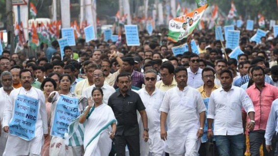 Mamata leads big march, says won't allow CAB, NRC Mamata leads big march, says won't allow CAB, NRC