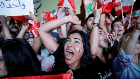 20 hurt in Beirut anti-government protests