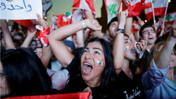 20 hurt in Beirut anti-government protests 20 hurt in Beirut anti-government protests
