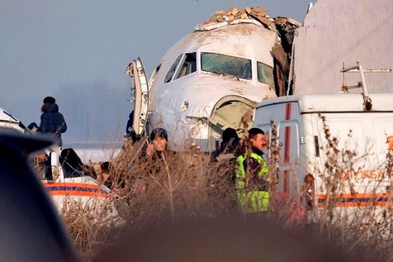 Toll in Kazakhstan plane crash revised to 12 