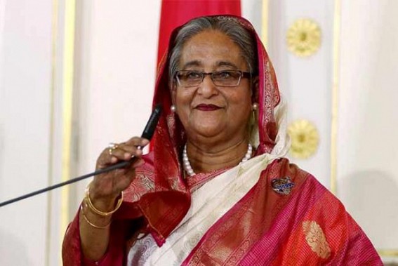 Hasina lays foundation stone of new airport terminal