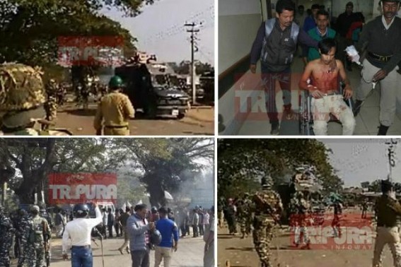 No Action against Police in Madhabbari firing incident : Police lodged suo moto case against 500 Tiprasa people No Action against Police in Madhabbari firing incident : Police lodged suo moto case against 500 Tiprasa people