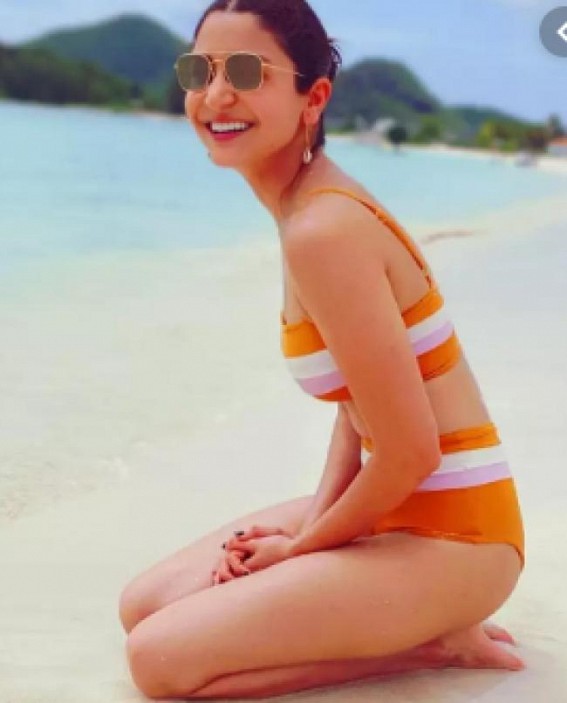 Anushka's bikini photo invites trolls and memes Anushka's bikini photo invites trolls and memes