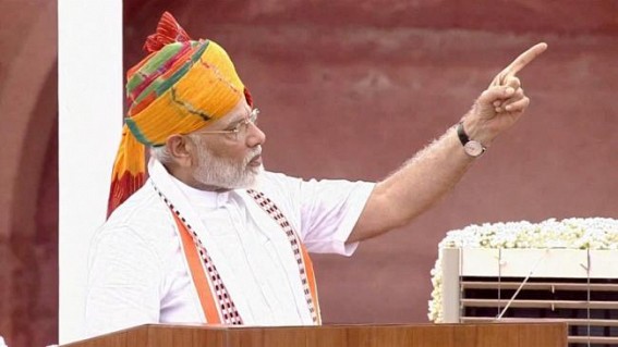 'Those who follow the policy of small family are true Patriots' : Modi's biggest ever announcement on I-Day 'Population Control' 'Those who follow the policy of small family are true Patriots' : Modi's biggest ever announcement on I-Day 'Population Control'