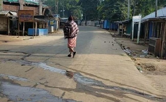 Tripura ADC areas remained 100% shutdown in protest against CAB Tripura ADC areas remained 100% shutdown in protest against CAB