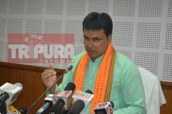 ‘India’s Poverty-level heavily reduced, accepted by US President too’ : Tripura CM backs Corporate Tax cuts ‘India’s Poverty-level heavily reduced, accepted by US President too’ : Tripura CM backs Corporate Tax cuts