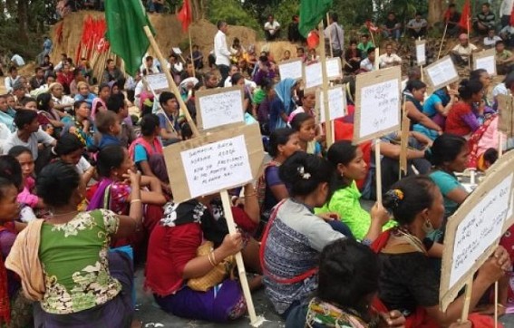 CPI-M protests on hills against ADC deprivation CPI-M protests on hills against ADC deprivation