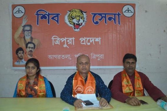 Shiv Sena party takes birth in Tripura, calls for joining Shiv Sena party takes birth in Tripura, calls for joining