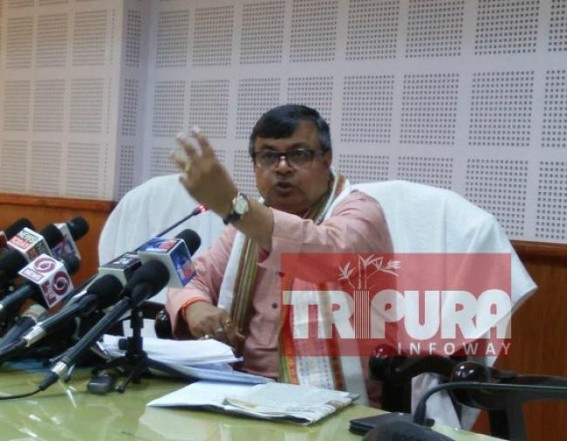 Tripura Law Minister turns red on Poll-Rigging question, asked Journalists to visit West Bengal to see whatâ€™s call rigging