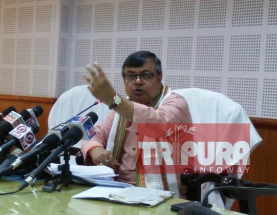 Tripura Law Minister turns red on Poll-Rigging question, asked Journalists to visit West Bengal to see what’s call rigging Tripura Law Minister turns red on Poll-Rigging question, asked Journalists to visit West Bengal to see what’s call rigging