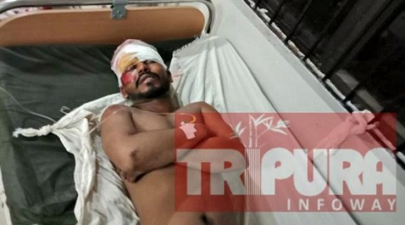 Capital City Agartalaâ€™s Law and Order on Big Question mark : Tom-Tom driver in critical condition after beaten by miscreants at Battala, wife, children gone missing