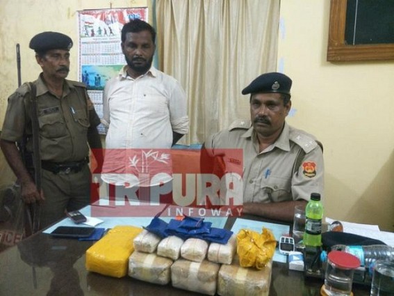Smuggler arrested with 50,000 yaba tablets in Tripura