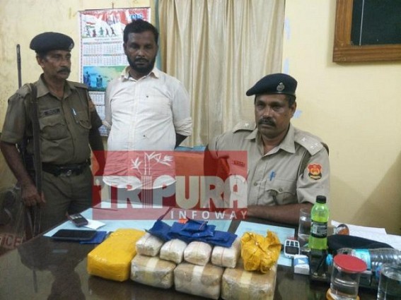 Smuggler arrested with 50,000 yaba tablets in Tripura Smuggler arrested with 50,000 yaba tablets in Tripura