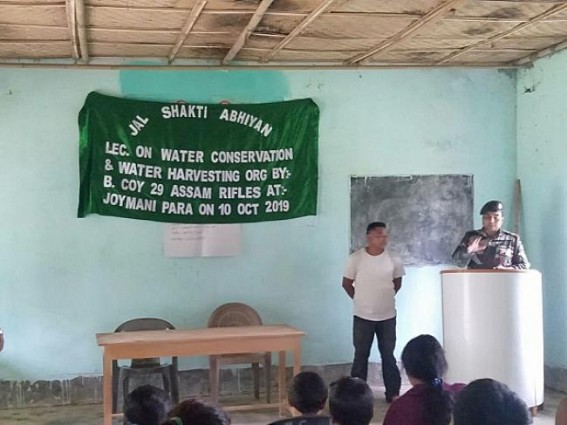 Workshop held on 'Water Conservationâ€™ by Assam Rifles 