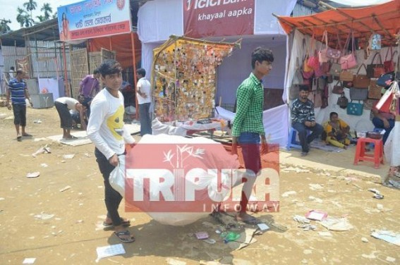 Businessmen retuning homes as 7 days long Kharchi fair is ended