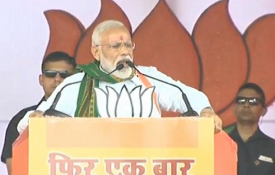 ‘Kamal-Chaap-Double-Engine will bring development in Tripura', claims Modi ‘Kamal-Chaap-Double-Engine will bring development in Tripura', claims Modi