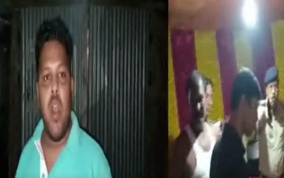 Police rattles family function in search of MLA Badal Choudhury without search warrant at Teliamura Police rattles family function in search of MLA Badal Choudhury without search warrant at Teliamura