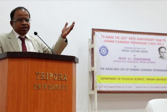 Ishwar Chandra Vidyasagar’s death anniversary observed in Tripura University Ishwar Chandra Vidyasagar’s death anniversary observed in Tripura University