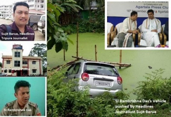 BJP's DALAL-Media : No Action, No Investigation against Pranab Sarkar & Team even after Police Officer filed FIR against Headlines Tripura Journalist for Money-Extortion, Black-mailing BJP's DALAL-Media : No Action, No Investigation against Pranab Sarkar & Team even after Police Officer filed FIR against Headlines Tripura Journalist for Money-Extortion, Black-mailing