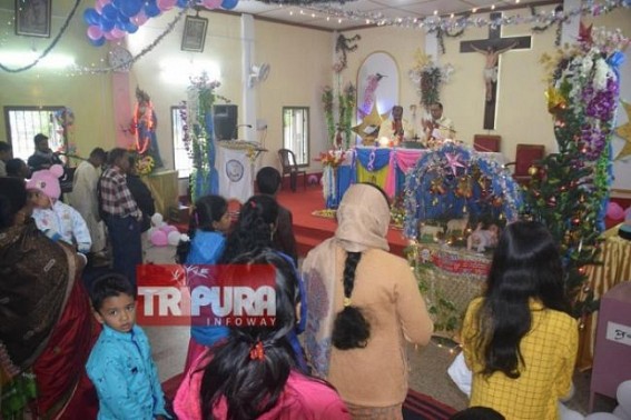Christmas celebrated with zeal, fervour in Tripura, other Northeast states Christmas celebrated with zeal, fervour in Tripura, other Northeast states