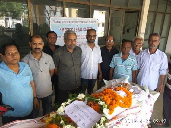 Tripura Human Rights Organization President passed away at 86 yrs Tripura Human Rights Organization President passed away at 86 yrs