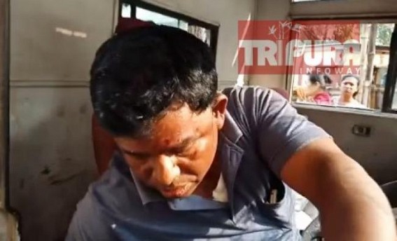 Attack on patient carrying ambulance in Tripura during Anti-CAB protest, violence reported across State Attack on patient carrying ambulance in Tripura during Anti-CAB protest, violence reported across State