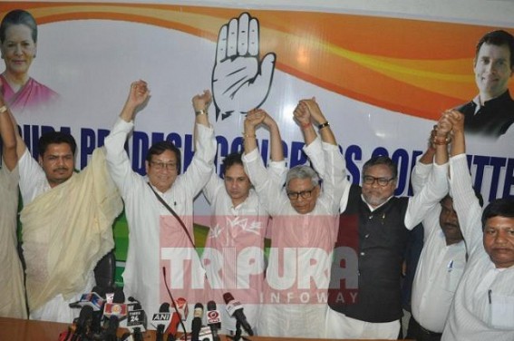 Three Tripura BJP leaders join Congress